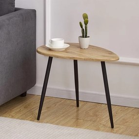 Autronic BONTEC Odkladací stolík 60x40cm, mdf, dub, AF-3011 OAK Farba: Biela