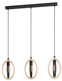 Eglo 43462 - Luster na lanku BASILDON 3xE27/40W/230V