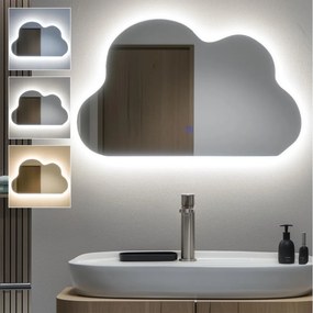 BRILAGI - LED kúpeľňové zrkadlo NUVOLA LED/19W/230V 37×60 cm IP44 CRI 90 stmievateľné +CCT