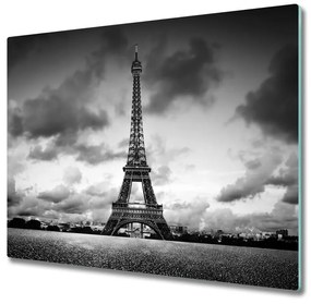 Sklenená doska na krájanie Eiffelova veža paríž 60x52 cm