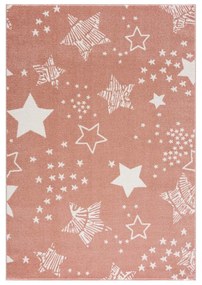 Dekorstudio ANIME koberec pre deti - ružové hviezdy 9387 Rozmer koberca: 120x160cm