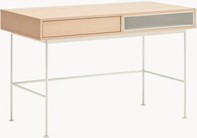Kovový/drevený písací stôl's úložným priestorom Yoko