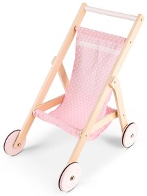 Drevený golfový kočík pre bábiky