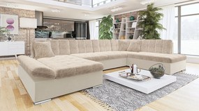 Rohová sedacia súprava Genero Premium, Dostupné poťahy: Venus Velvet 2927 + Miu 2041, Strana: Ľavá - U
