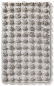 Kúpeľňový koberček Bubbles strieborný