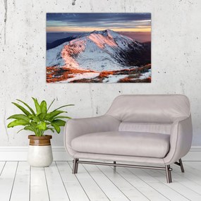 Obraz - Zimná horská panoráma II. (90x60 cm)