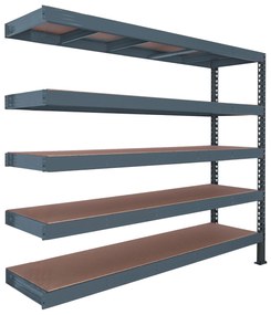 Trestles Prístavok k regálu 1800x2000x600, 5 políc Farba: červená