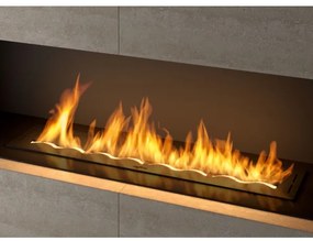 InFire - Vstavaný BIO krb 7,5x100 cm 6kW čierna