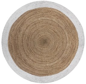 Koberec Imogen, (fi) 120 cm, hnedá/biela