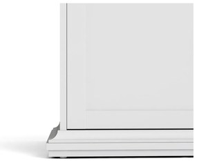 Biela šatníková skriňa 96x201 cm Paris – Tvilum