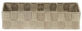 Compactor Úložný organizér do zásuvky Compactor TEX - košík L, 130 x 12 x 7 cm, Taupe (sivo-béžový), L