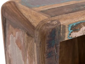 furniture-nabytek.cz - Masívna kúpeľňová nástenná skrinka Calcutta II z recyklovaného dreva, lakovaná, viacfarebná