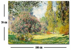 Nástenná reprodukcia na plátne Claude Monet, 100 × 70 cm
