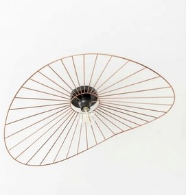 Brilagi - LED Prisadený luster CERIA WIRE 1xE27/40W/230V 60x80 cm bronz