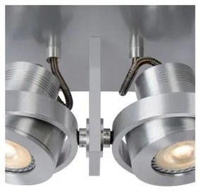 Lucide 17906/10/12 - LED bodové svietidlo LANDA 2xGU10/4,5W/230V chróm