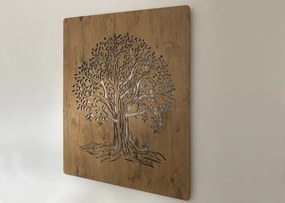 Obraz Strom lipa na batériu