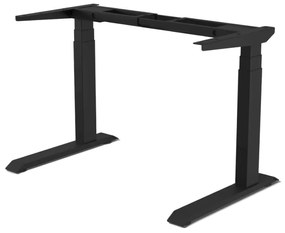 Liftor Magic, čierny výškovo nastaviteľný, elektricky polohovateľný stôl