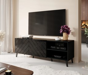 Cama Čierny TV stolík Abeto 2D
