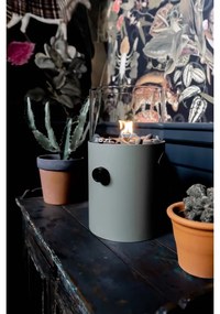 Olivovozelená plynová lampa Cosi Original, výška 30 cm