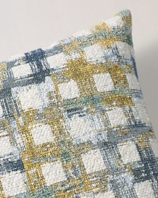 Karin - jednoduchá obliečka, 60x40cm farba produktu modrá látka zapletaná, vzorované