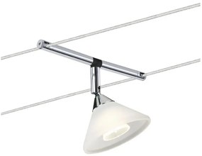 Paulmann 94138 - 1xGU4/10W Bodové svietidlo COLMAR 12V biela/lesklý chróm