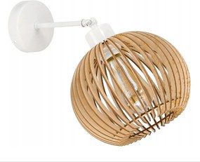 LED nástenná lampa - 1xE27 - LUCA05 Biela