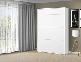 Nabytekmorava Sklápacia posteľ VS 1054 P - 200x120 cm A nosnosť postele: zvýšená nosnosť o 20 kg, farba lamina: biela 113