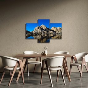 Obraz zrkadlenie skál (90x60 cm)