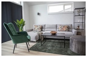 Zelené kreslo zo zamatu House Nordic Glasgow