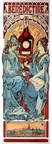 Obraz - reprodukcia 30x90 cm Benedictine, Alfons Mucha – Fedkolor