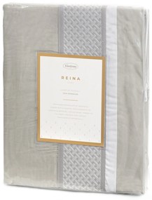 RENFORCÉ OBLIEČKY REINA39 200X220 CM, 2 KS 70X80 CM SIVÉ
