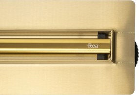 Odtokový žľab REA NEOX SLIM PRO 80 cm, zlatý