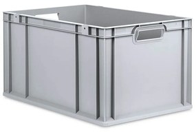 Sada 3 kusov - Eurobox Next Gen 2.0 - Stohovateľná nádoba s otvorenými rukoväťami - 600 x 400 x 320 mm