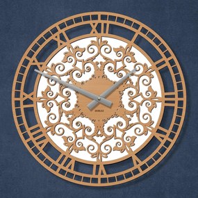 DUBLEZ | Drevené nástenné hodiny - Ornamenty