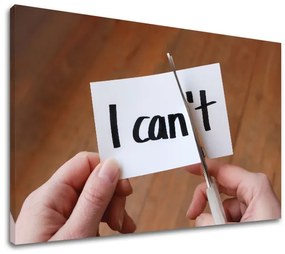 Motivačný obraz na stenu I cant | rôzne rozmery