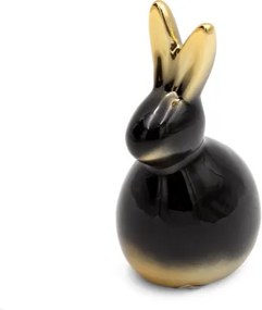 Veľkonočná dekorácia FIG 199 A čierna / zlatá (2 ks)