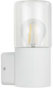 Briloner 320506TF - Vonkajšie nástenné svietidlo 1xE27/12W/230V IP44 biela