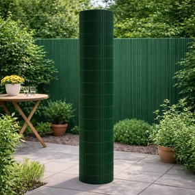 Umelá PVC rákosová rohož/zástena BestBerg BBGD-153GN / 1,5 × 3 m / zelená