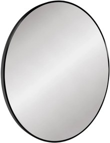 Nástenné zrkadlo Elsie XL 323831 - 80x80 cm - Čierna