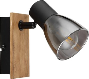 Nástenná lampa Claude, čierna