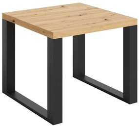 Konferenčný stolík Mona 600/600/500 dub artisan/čierna