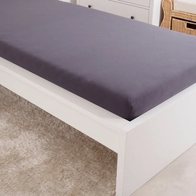 4Home jersey prestieradlo Mako antracit, 180 x 200 cm