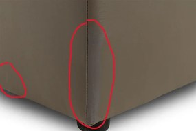 Hnedá pohovka CENTO 3P- 2. akosť