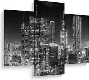 Obraz - Čiernobiely New York (90x60 cm)