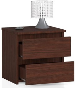 Nočný stolík Cleania CL2 (wenge). Vlastná spoľahlivá doprava až k Vám domov. 1067843