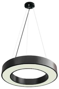 LED Stmievateľný luster na lanku LED/45W/230V 3000-6500K čierna + diaľkové ovládanie