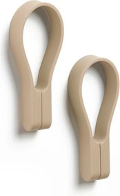 Béžové pútka v súprave 2 ks Loop – Zone