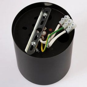 LED Stropné svietidlo JUPITER 1xE27/6W/230V 120x98 mm čierna