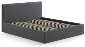 Sivé čalúnené čelo postele 210,5x100 cm Remo – Micadoni