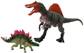 LEAN TOYS Sada figúrok dinosaurov - Spinosaurus, Stegosaurus